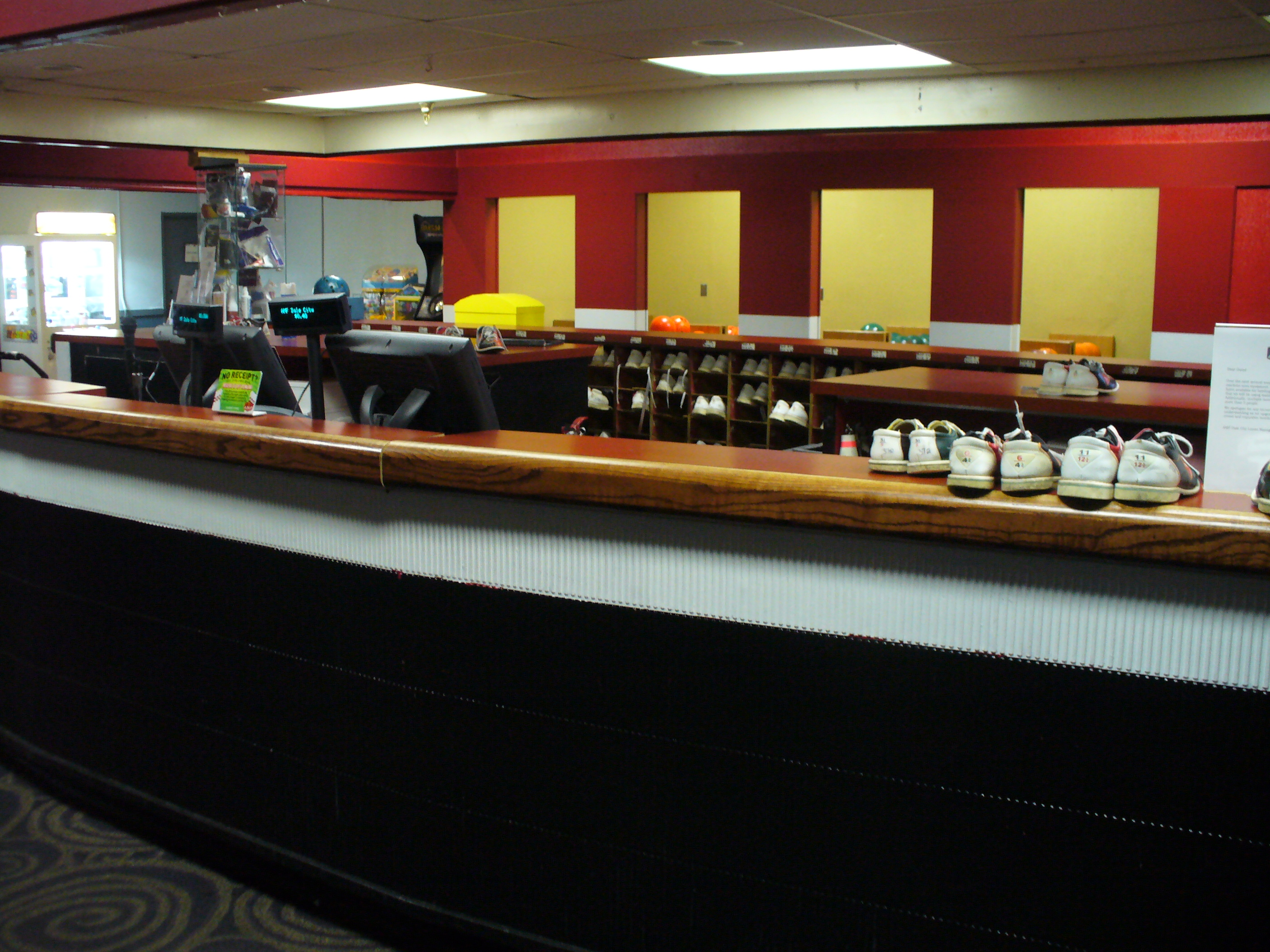 Control Desk at Dale City Lanes